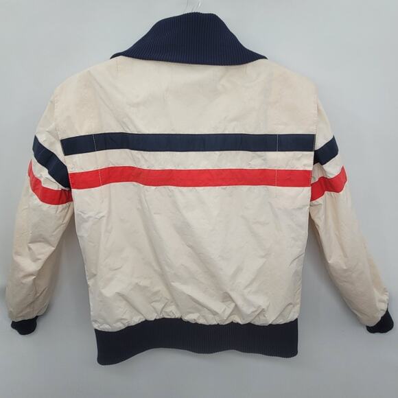 Sea Gear Vintage Cream Yacht Racing Union Patches Mens WindBreaker size small - Picture 4 of 16